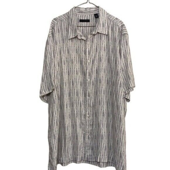 Via Europa mens casual shirt in size XXL 100% Rayon - Picture 1 of 7